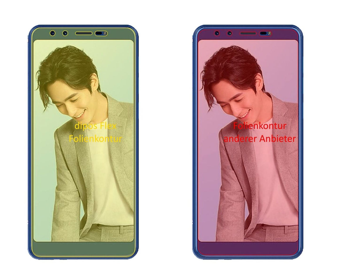 2x 3D Full Cover Schutzfolie für Lenovo K5s