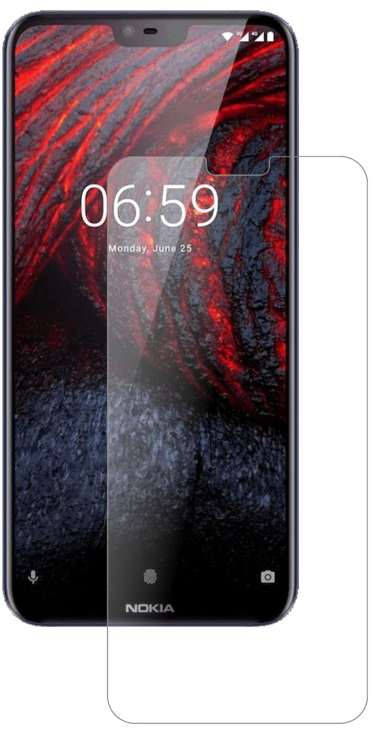 1x 9H Schutzfolie matt für Nokia 6.1 Plus Panzerfolie