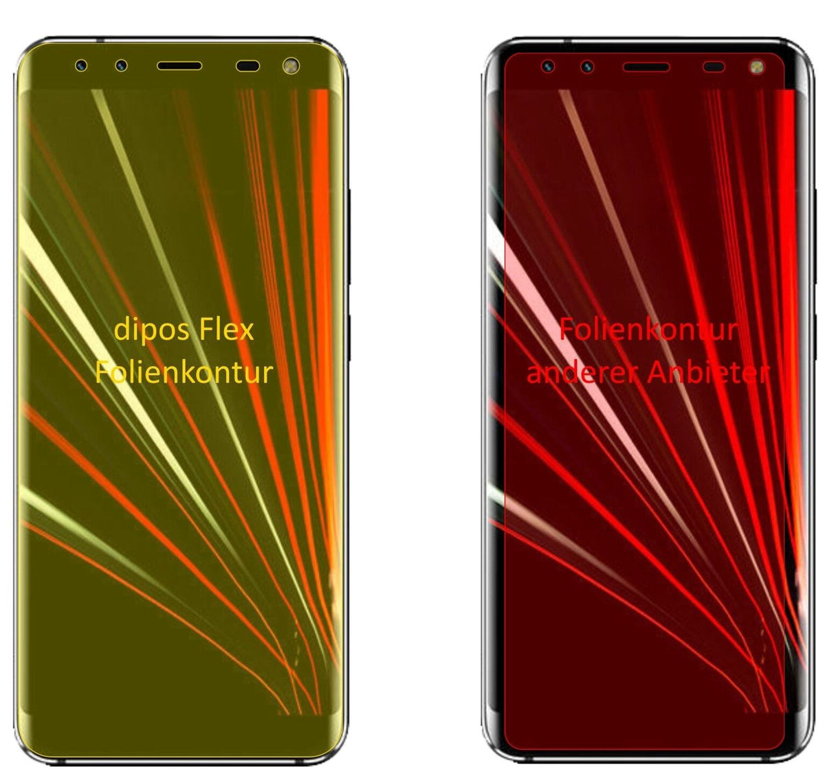 2x 3D Full Cover Schutzfolie für Leagoo S8