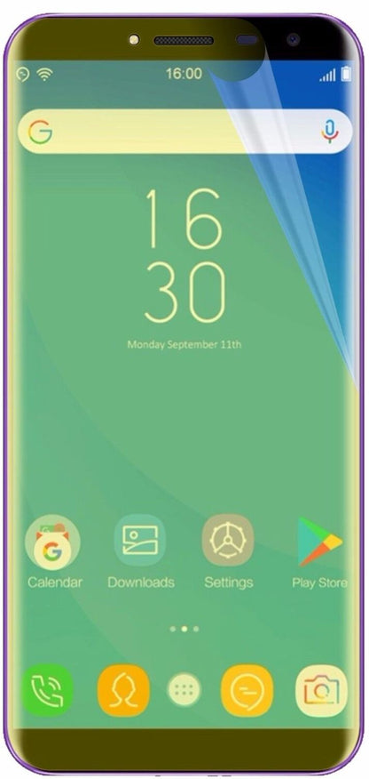 2x 3D Full Cover Schutzfolie für Oukitel C8