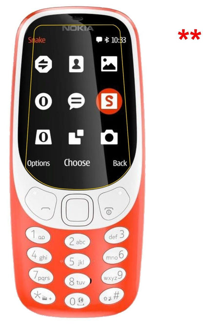 1x 9H Schutzfolie matt für Nokia 3310 Panzerfolie