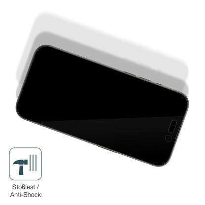 1x 9H Schutzfolie für Apple iPhone 15 Pro Max Panzerfolie