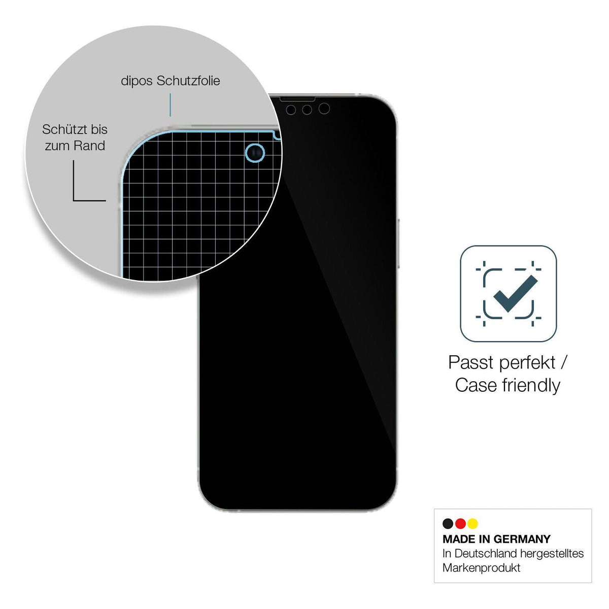 1x 9H Schutzfolie für Apple iPhone 14 Panzerfolie
