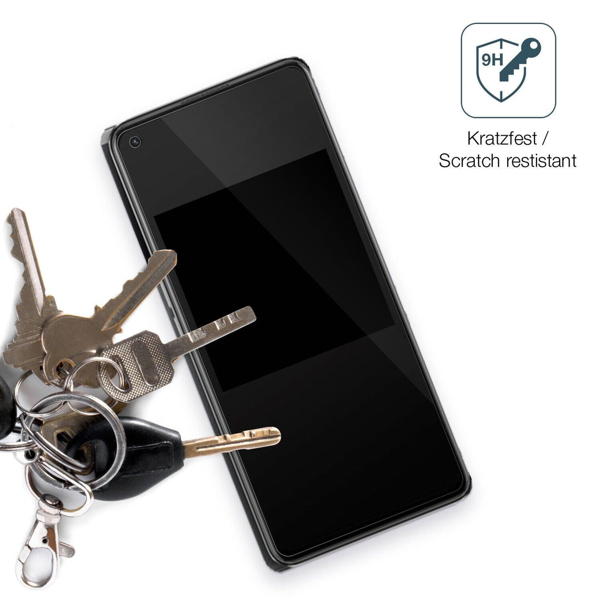 1x 9H Schutzfolie für Oppo K10 Pro Panzerfolie