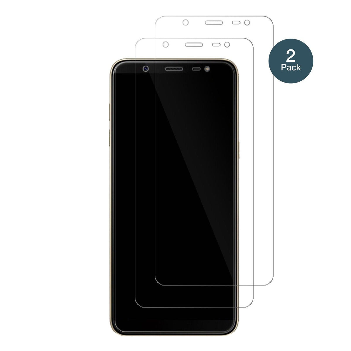 1x 9H Schutzfolie für Samsung Galaxy J8 Panzerfolie