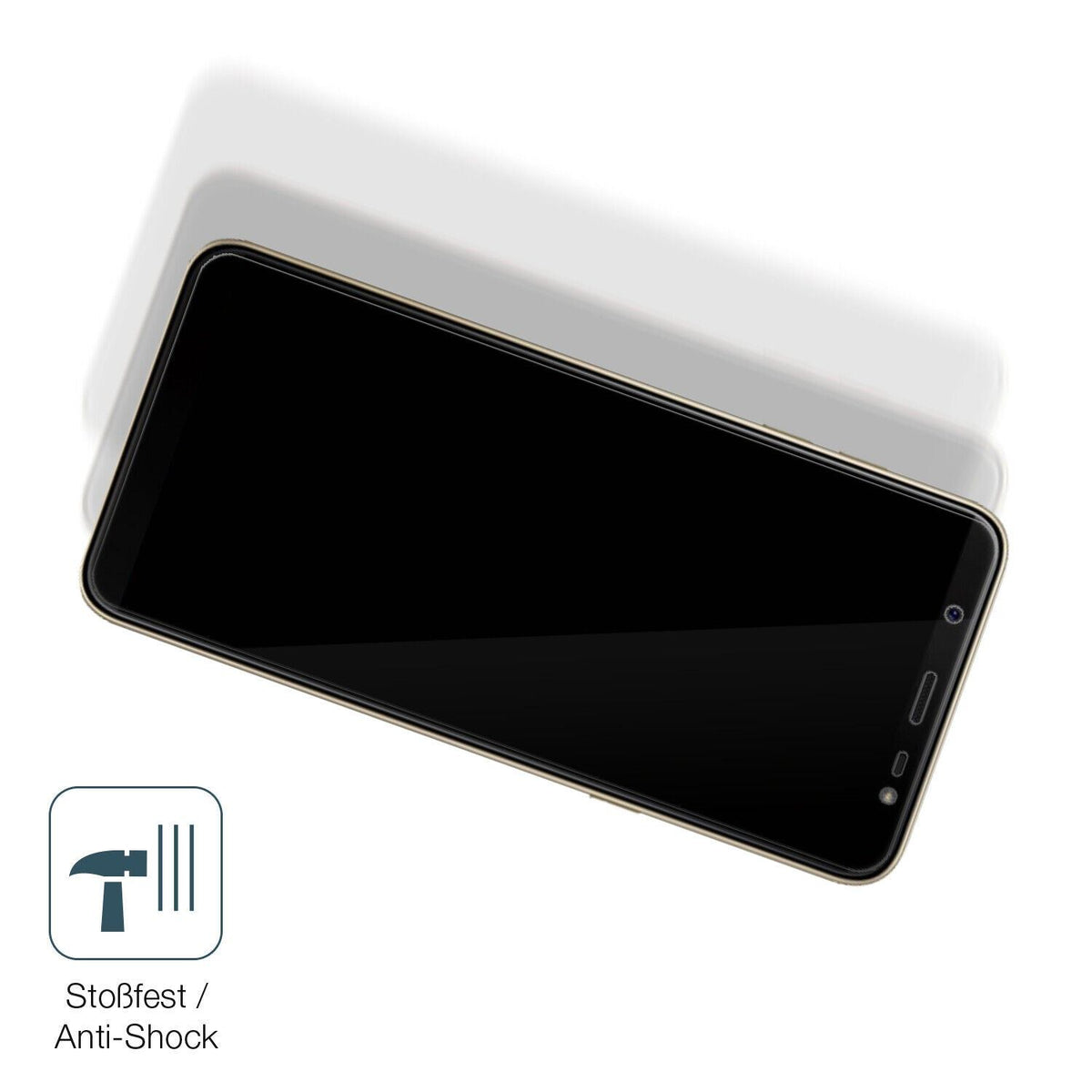 1x 9H Schutzfolie für Samsung Galaxy J8 Panzerfolie