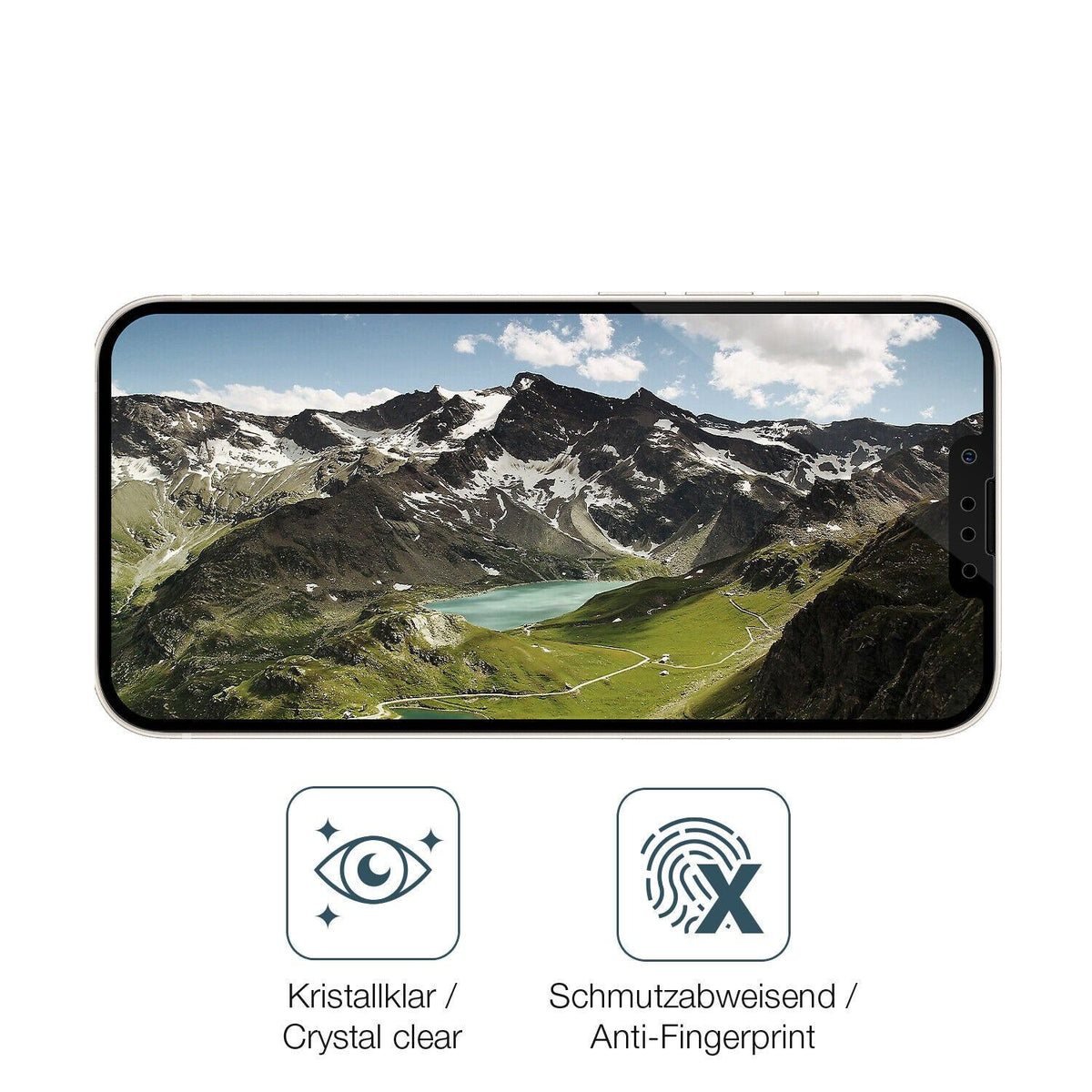1x 9H Schutzfolie für Apple iPhone 13 Pro Panzerfolie