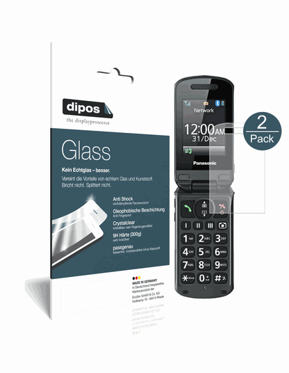 2x 9H Schutzfolie für Panasonic KX-TU329 Panzerfolie