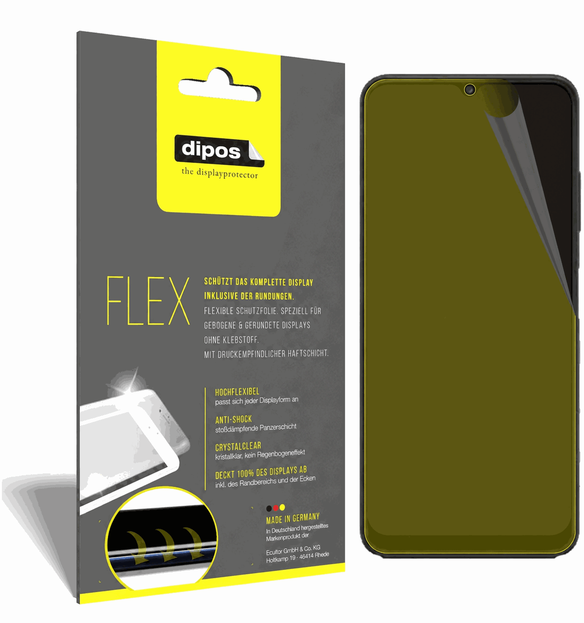 2x 3D Full Cover Schutzfolie für Samsung Galaxy Wide 5