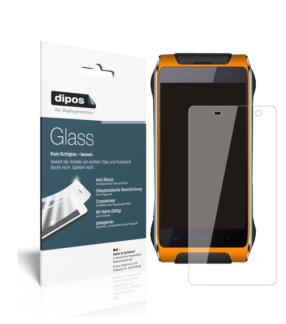 1x 9H Schutzfolie für Homtom HT20 Pro Panzerfolie