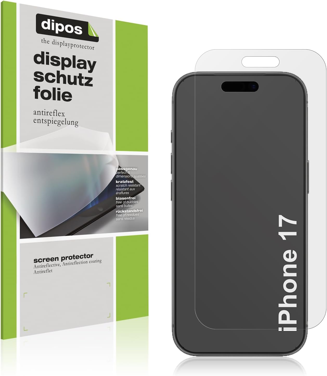 2x 9H Schutzfolie für Apple iPhone 17 Panzerfolie