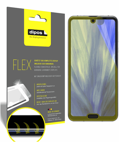 3x 3D Full Cover Schutzfolie für Sharp Aquos R3