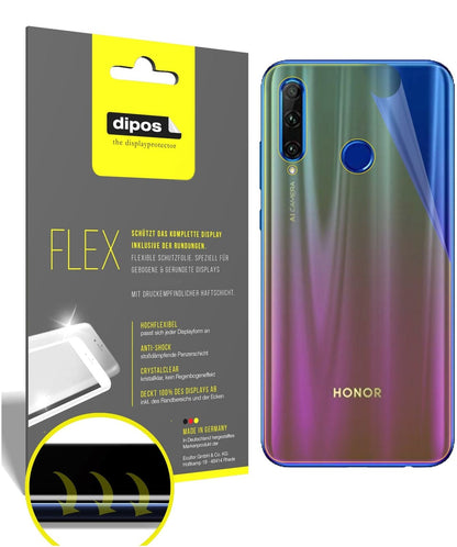 2x 3D Full Cover Schutzfolie für Honor 20E Rückseite
