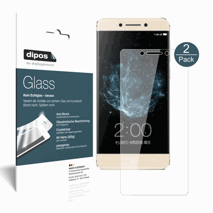 2x 9H Schutzfolie für LeEco Le Pro 3 Elite Panzerfolie