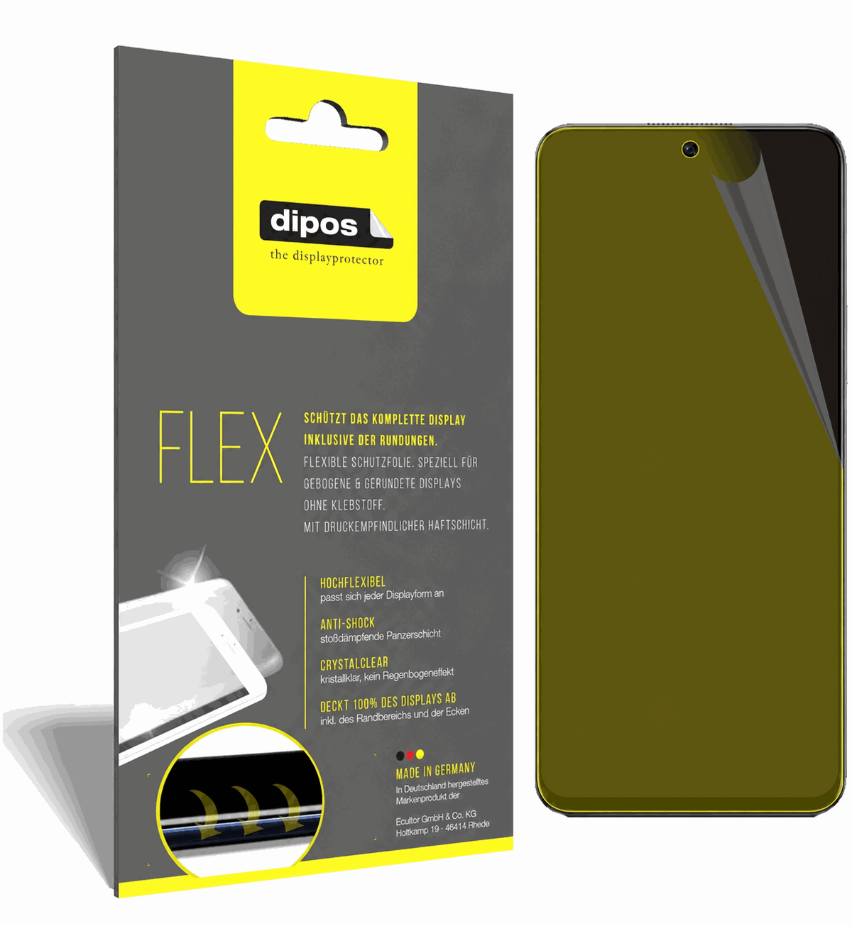 2x 3D Full Cover Schutzfolie für Honor X30i