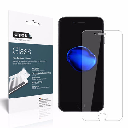 1x 9H Schutzfolie für Apple iPhone 7 Plus Panzerfolie