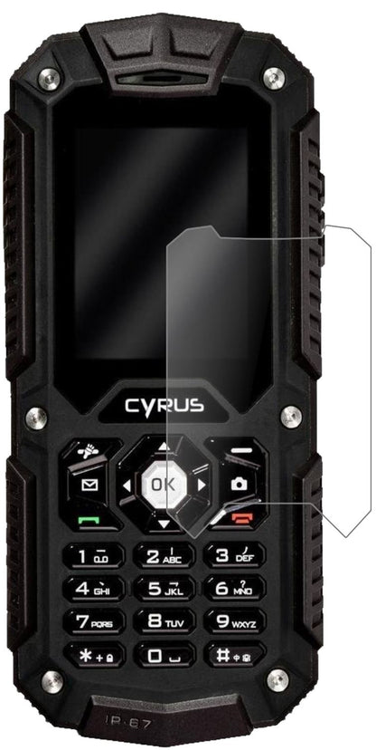 2x 9H Schutzfolie matt für Cyrus CM6 Panzerfolie