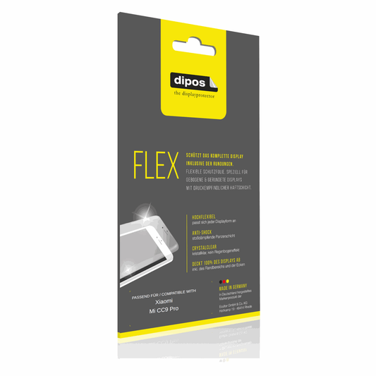 3x 3D Full Cover Schutzfolie für Xiaomi Mi CC9 Pro