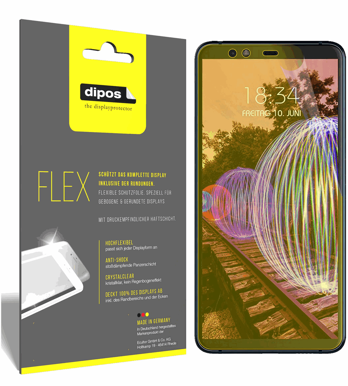 3x 3D Full Cover Schutzfolie für JVC J20