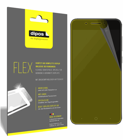 3x 3D Full Cover Schutzfolie für ZTE Blade A610 Plus