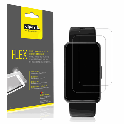 2x 3D Full Cover Schutzfolie für Asmoda Fitnesstracker 1,47 Zoll