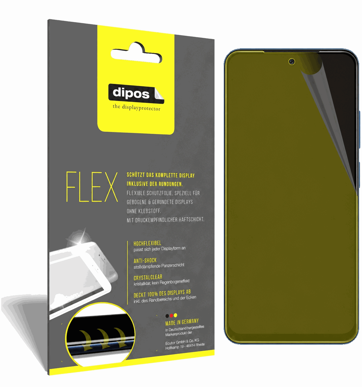 2x 3D Full Cover Schutzfolie für Xiaomi Redmi Note 11S