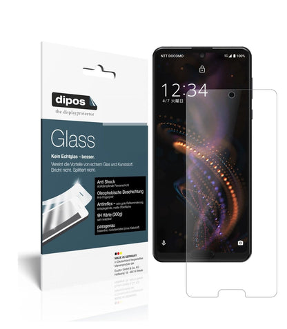1x 9H Schutzfolie matt für Sharp Aquos R5G Panzerfolie