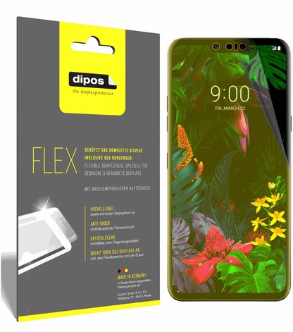 3x 3D Full Cover Schutzfolie für LG G8 ThinQ