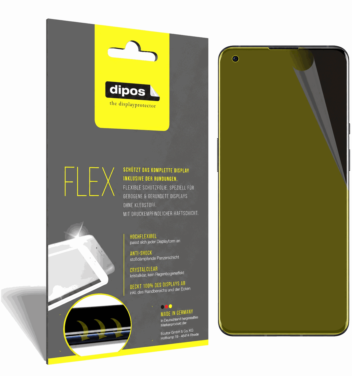 2x 3D Full Cover Schutzfolie für OnePlus 9 Pro