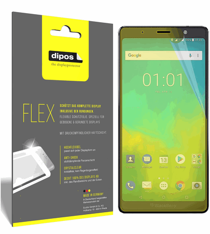 3x 3D Full Cover Schutzfolie für BlackBerry Evolve