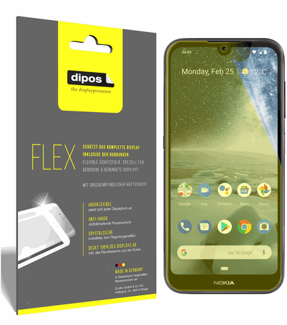 3x 3D Full Cover Schutzfolie für Nokia 46057