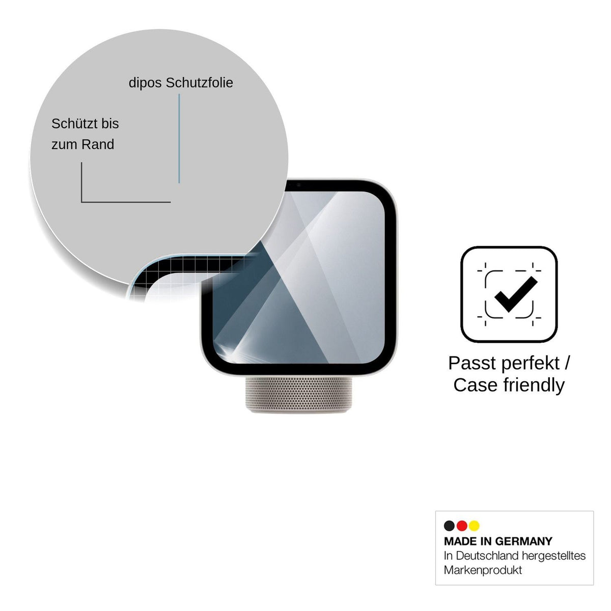 2x 9H Schutzfolie für Apple HomeView Panzerfolie