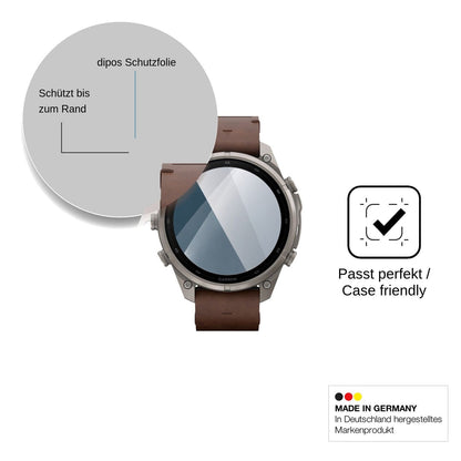 2x 9H Schutzfolie für Garmin Fenix 9 Panzerfolie