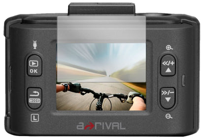 a-rivalaQtion Cam AQN6 mit aufgebrachter dipos Displayschutzfolie, glasklare Darstellung ohne Einschränkungen