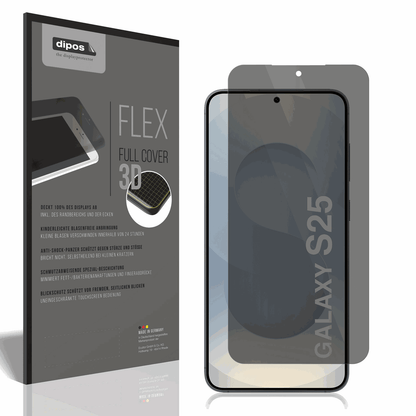 Full Cover Privacy Blickschutzfolie für Samsung Galaxy S25