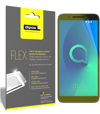 2x 3D Full Cover Schutzfolie für Alcatel 3