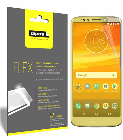 3x 3D Full Cover Schutzfolie für Motorola Moto E5