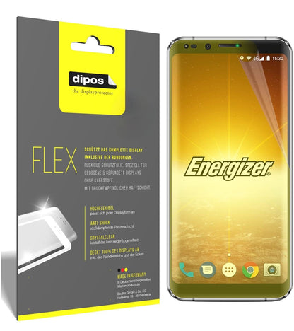 2x 3D Full Cover Schutzfolie für Energizer Powermax P600S
