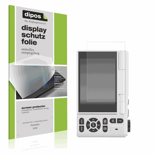 Matte Displayschutzfolie von dipos passend für Acbaeta XH9, präziser Zuschnitt und blasenfrei montiert