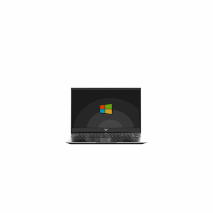 acemagicax18 laptop mit aufgebrachtem dipos Displayschutz, der seitliche Einblicke blockiert