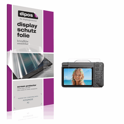 4x Schutzfolie klar für ACEQINGSE A2 Display-Schutzfolie
