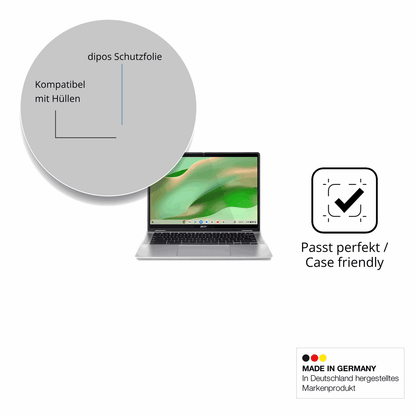 2x Schutzfolie klar für Acer Chromebook Spin 314 CP314-2HN Display-Schutzfolie