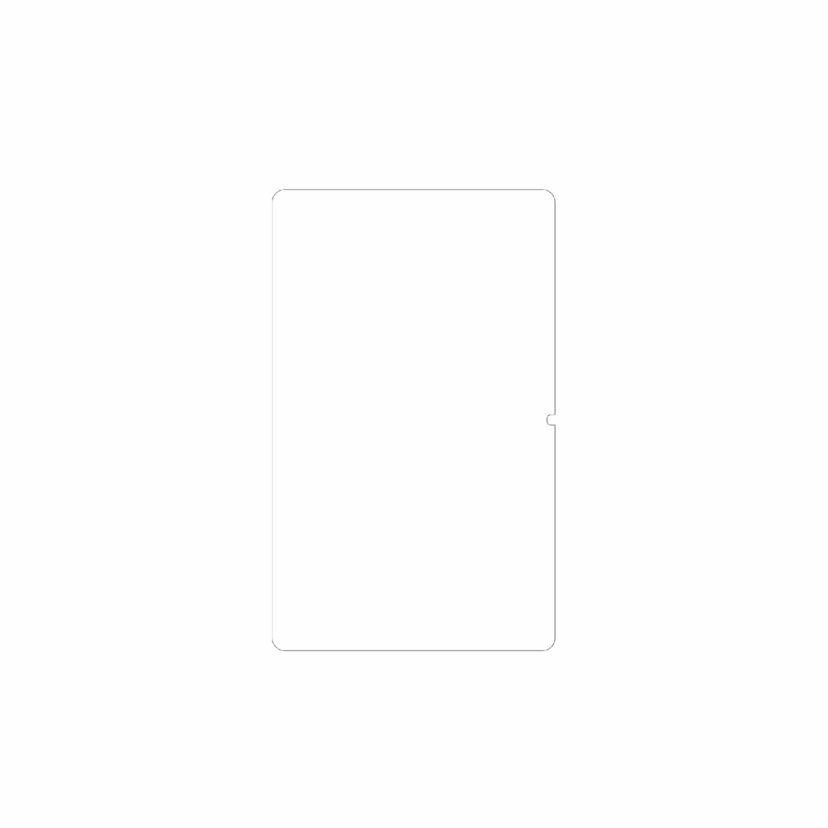 dipos Displayschutz für Acer Iconia A12, mattierte Oberfläche, geringe Dicke und perfekte Passform