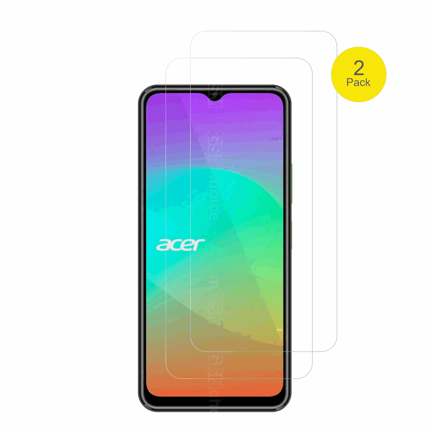 AcerSospiro A5 Plus mit aufgebrachter dipos Displayschutzfolie, glasklare Darstellung ohne Einschränkungen