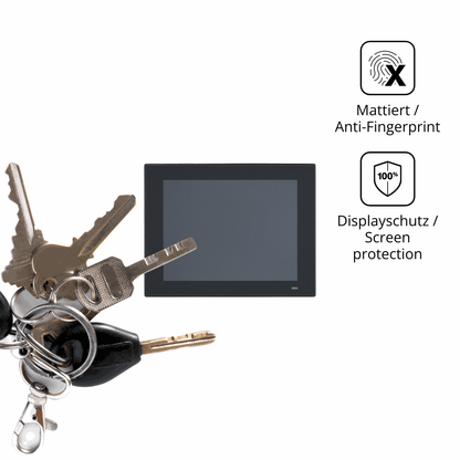 dipos Displayschutz für Advantech PPC-3120, mattierte Oberfläche, Blickschutzfilter und perfekter Passform