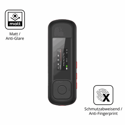 Dünne und entspiegelnde Folie passend zugeschnitten für AGPTEK A55 MP3-Player