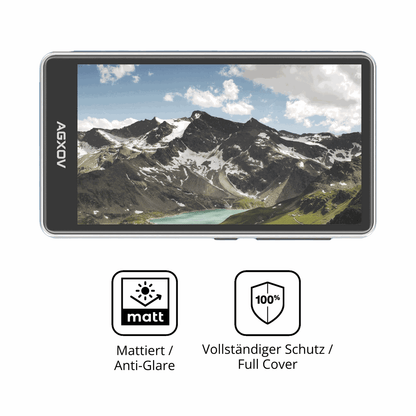 Flexible TPU-Folie passend zugeschnitten für AGXOV P20 MP3-Player, vollständige Abdeckung