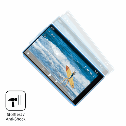 Schutz gegen Kratzer auf dem AGXOV P50 MP3-Player Glas durch Schlüssel oder Ähnliches