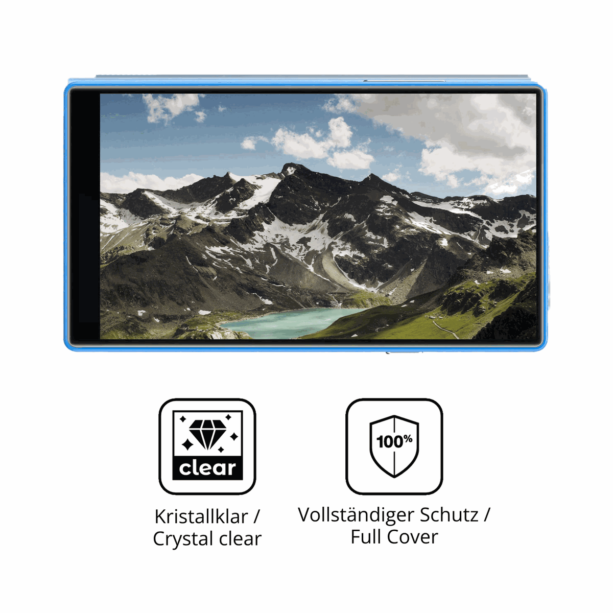 Dünne und klare Folie passend zugeschnitten für AGXOV P50 MP3-Player