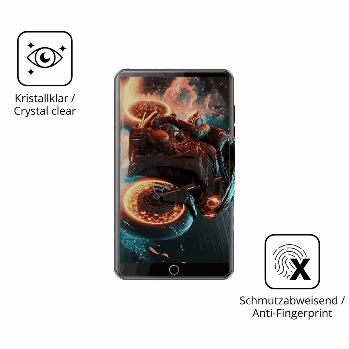 Flexible TPU-Folie passend zugeschnitten für AHENOD G12 MP3-Player, vollständige Abdeckung